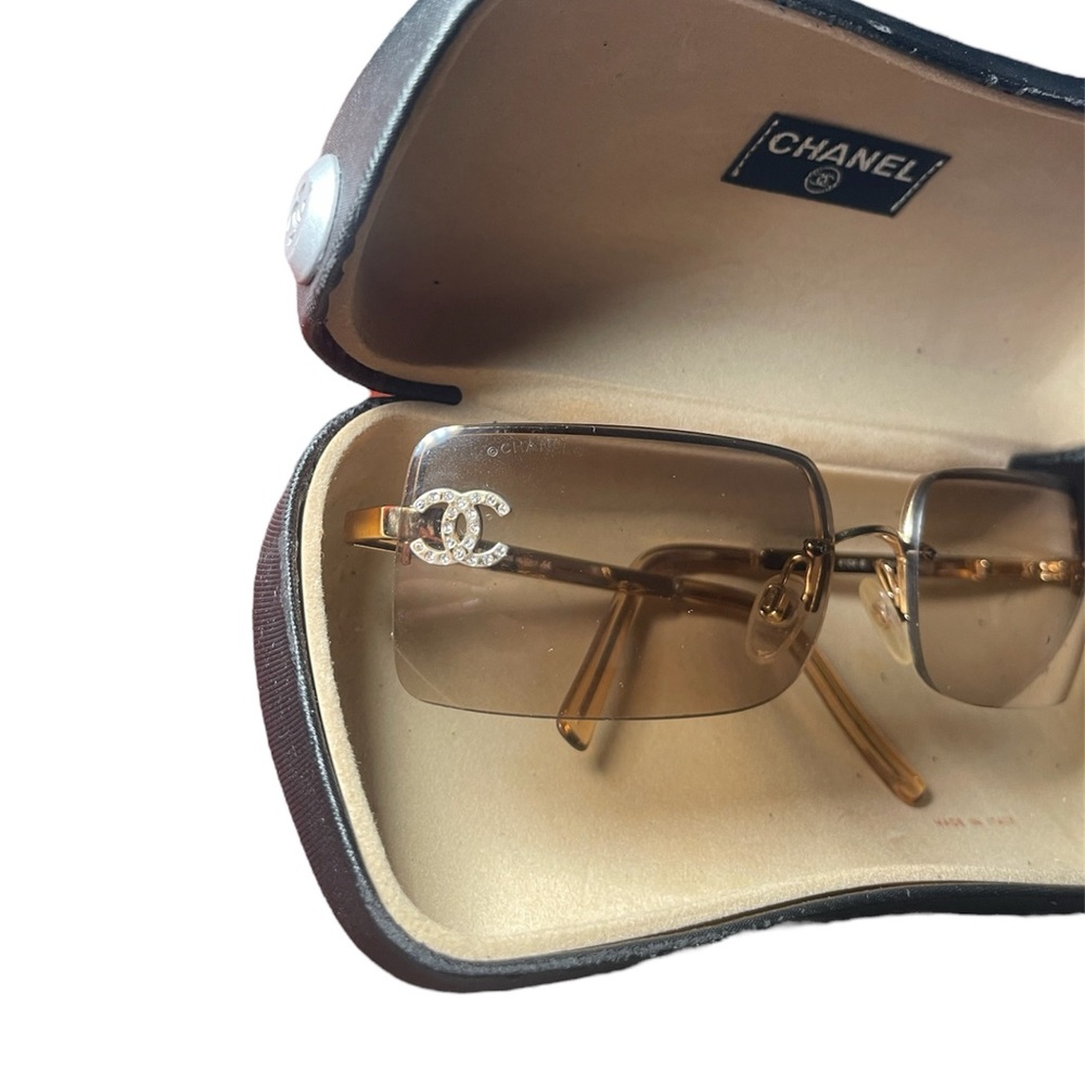 Chanel rimless sunglasses